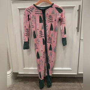 Little Sleepies Twinkling Trees Baby Bamboo Zippy